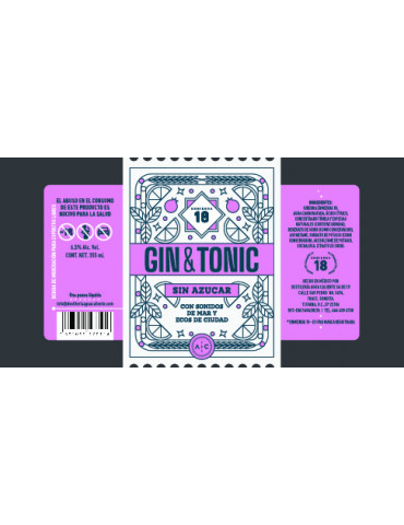 Gin & Tonic Clásico Sin...